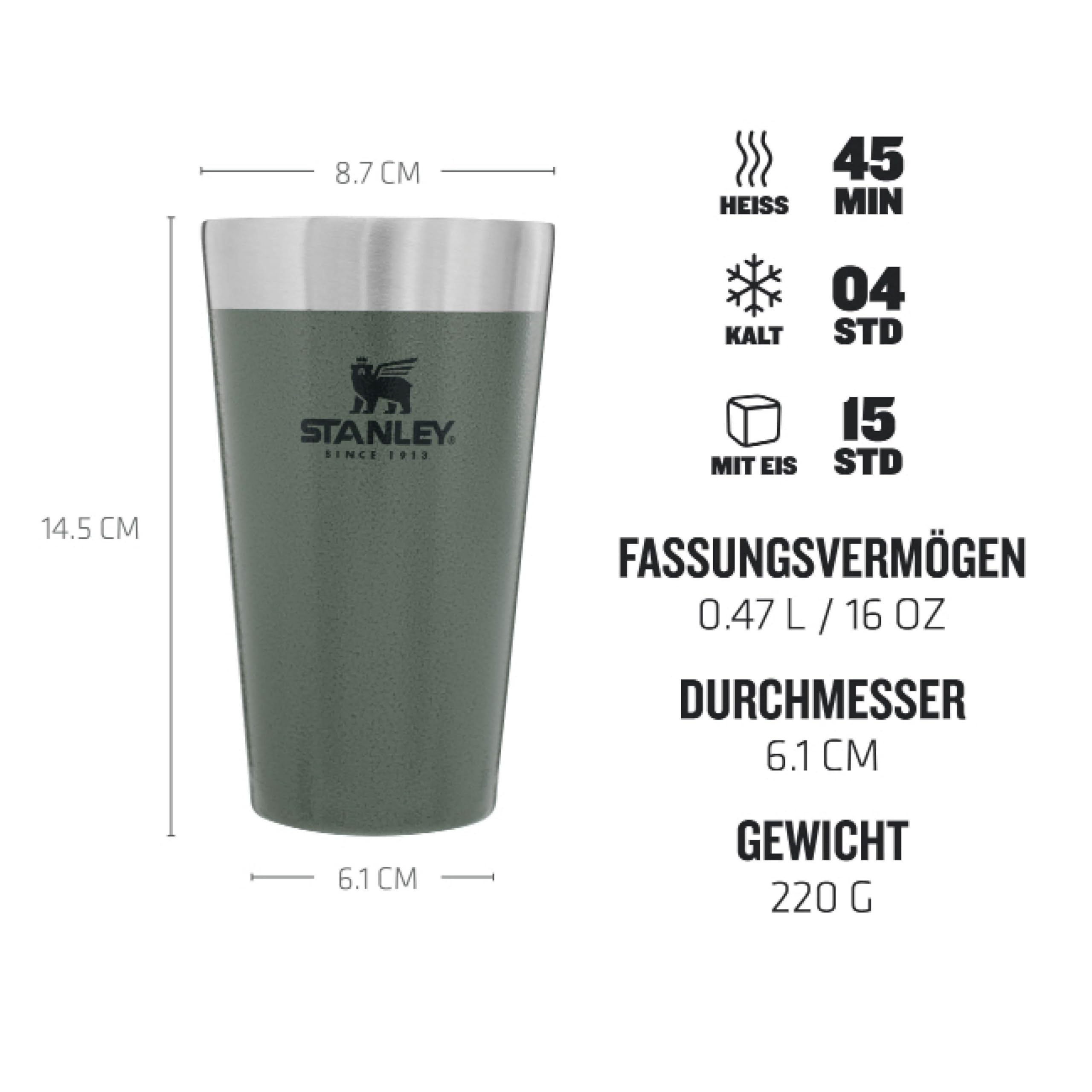 stanley-1913-adventure-stacking-bierbecher-0-47l-hammertone-green-stapelbar-edel image 2