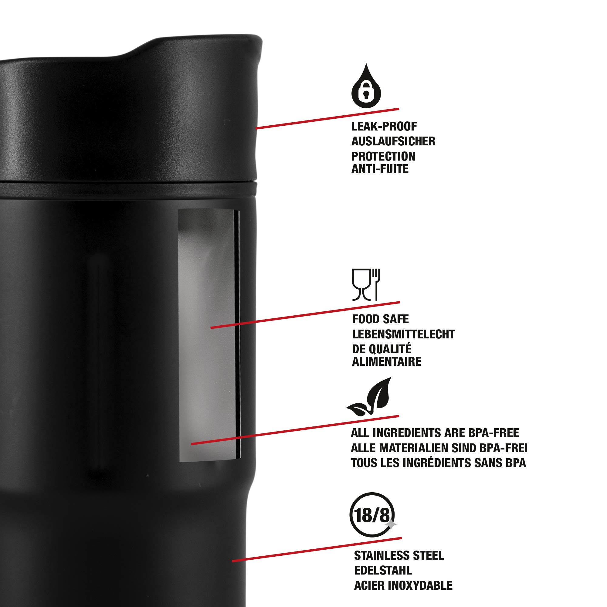 sigg-gemstone-mug-obsidian-thermobecher-0-47l-isolierter-edelstahl-kaffeebecher- image 2