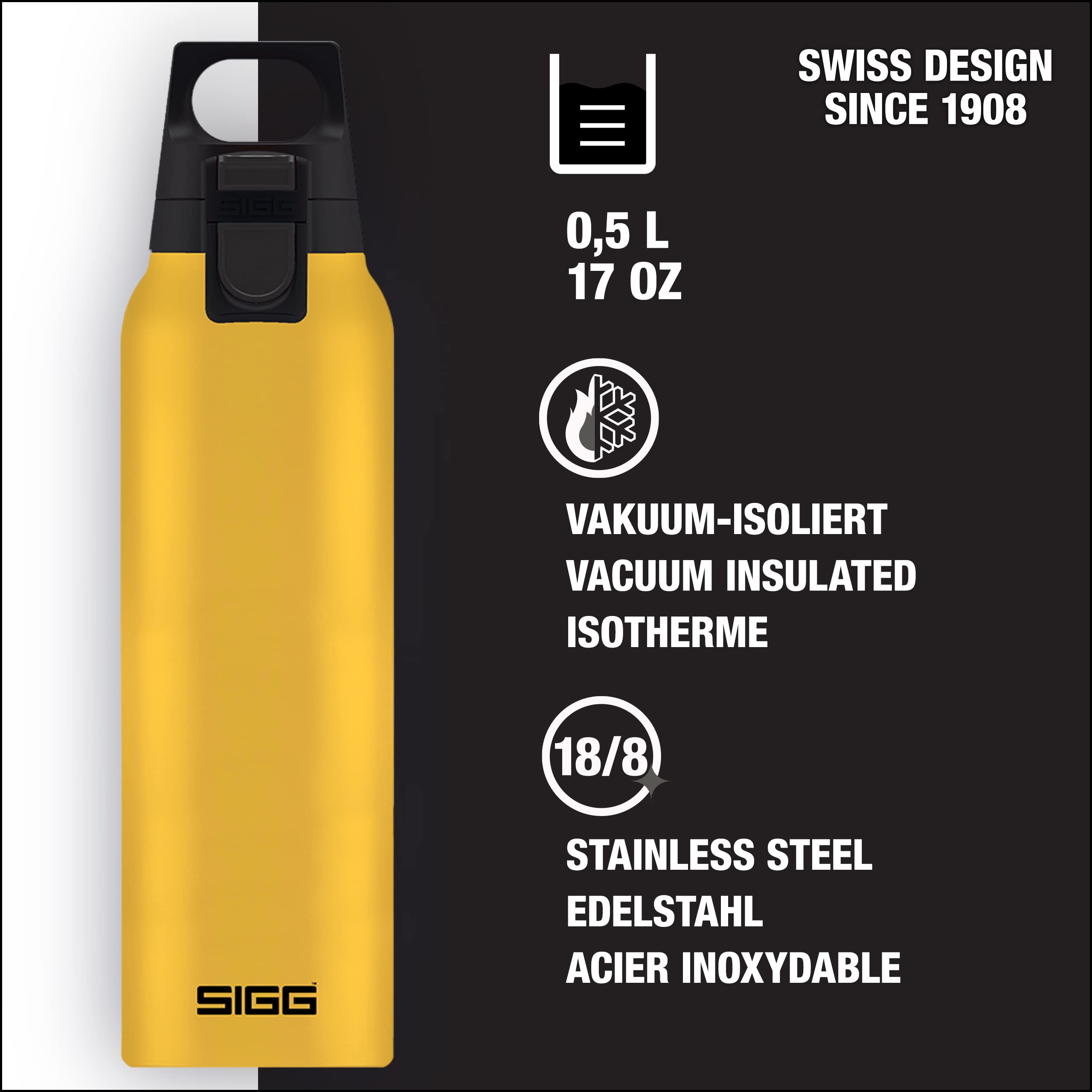 sigg-hot-cold-one-mustard-thermo-trinkflasche-0-5-l-edelstahl image 2