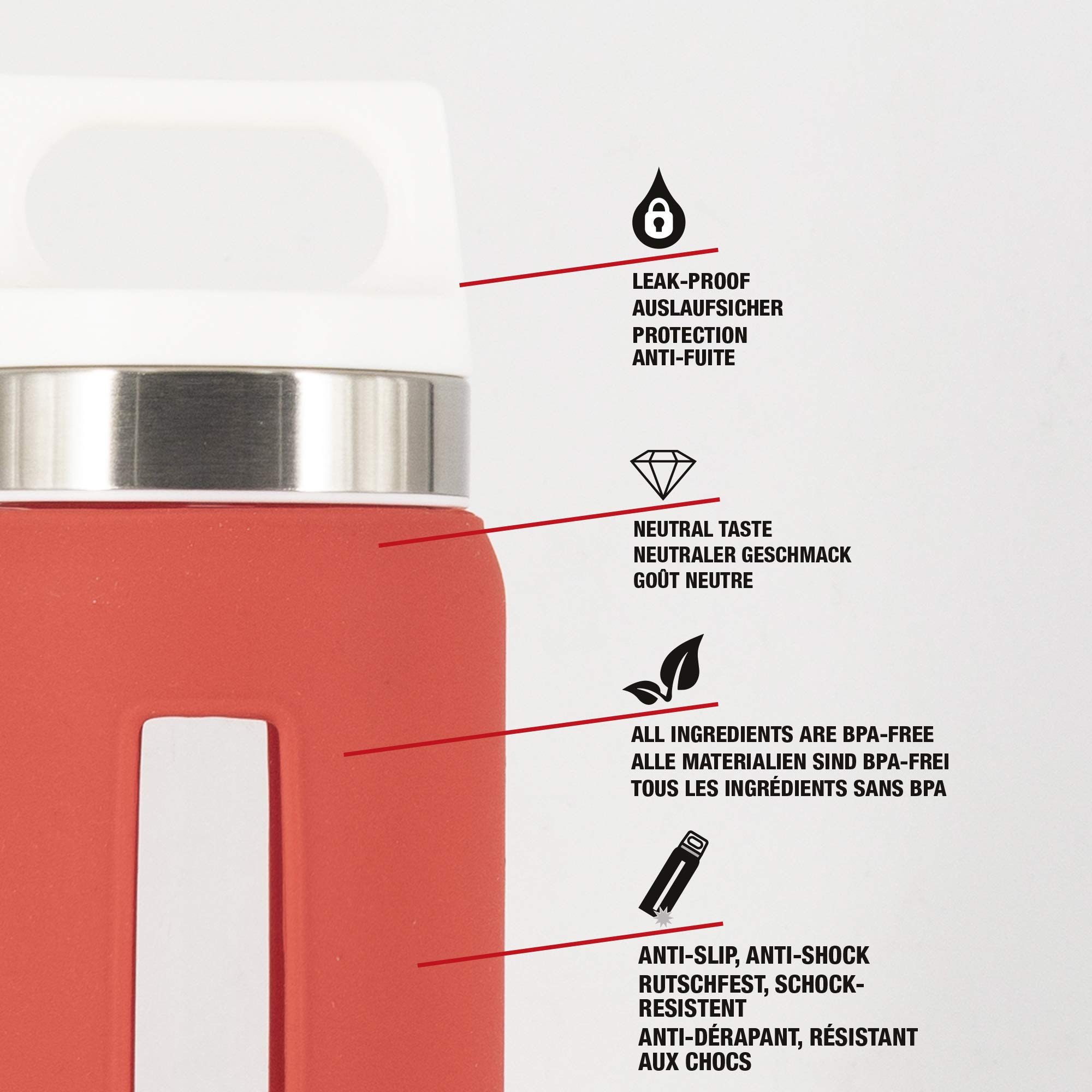 sigg-dream-trinkflasche-0-65-l-glas-mit-silikonh-lle-bpa-frei-auslaufsicher-hitz image 5