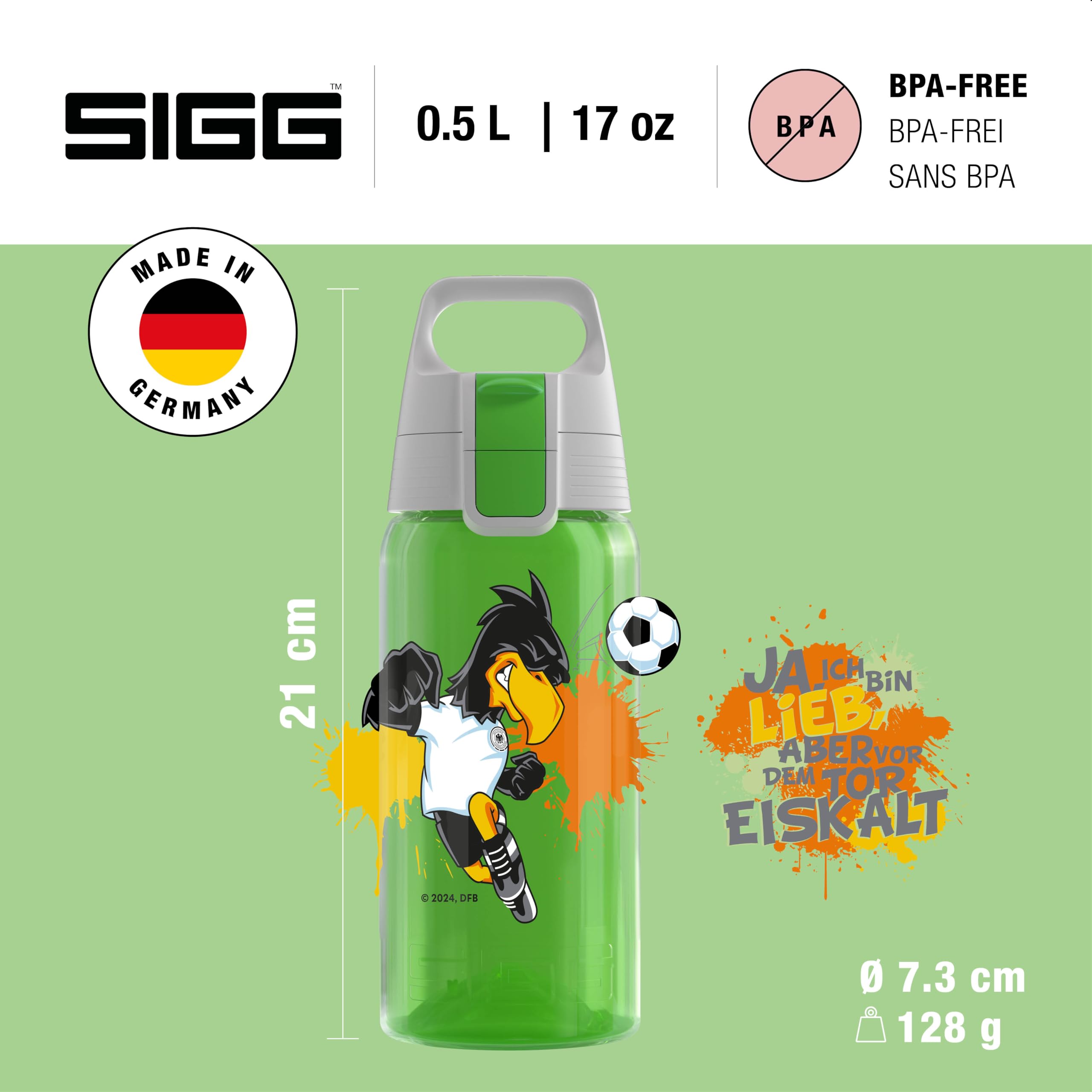 sigg-viva-one-kinder-trinkflasche-0-5-l-made-in-germany-auslaufsicher-sp-lmaschi image 2