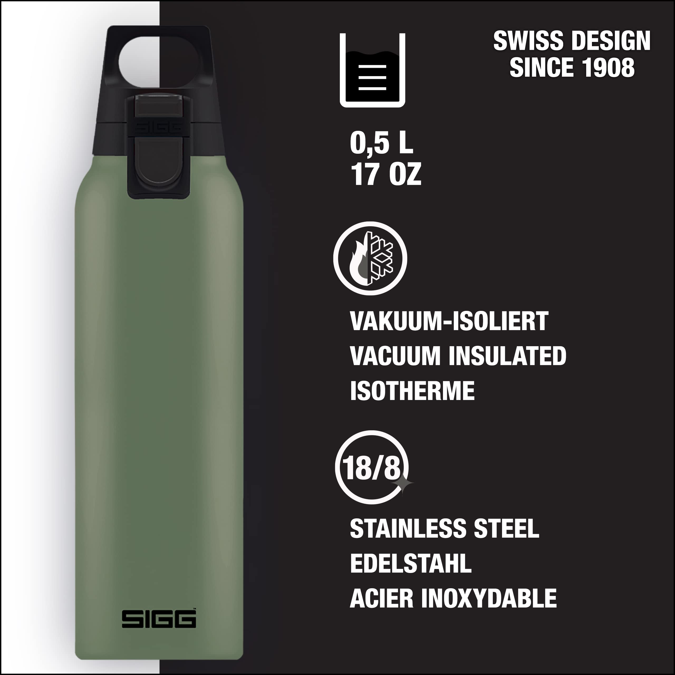 sigg-hot-cold-one-leaf-green-thermo-trinkflasche-0-5l-edelstahl-einh-ndig-bedien image 2