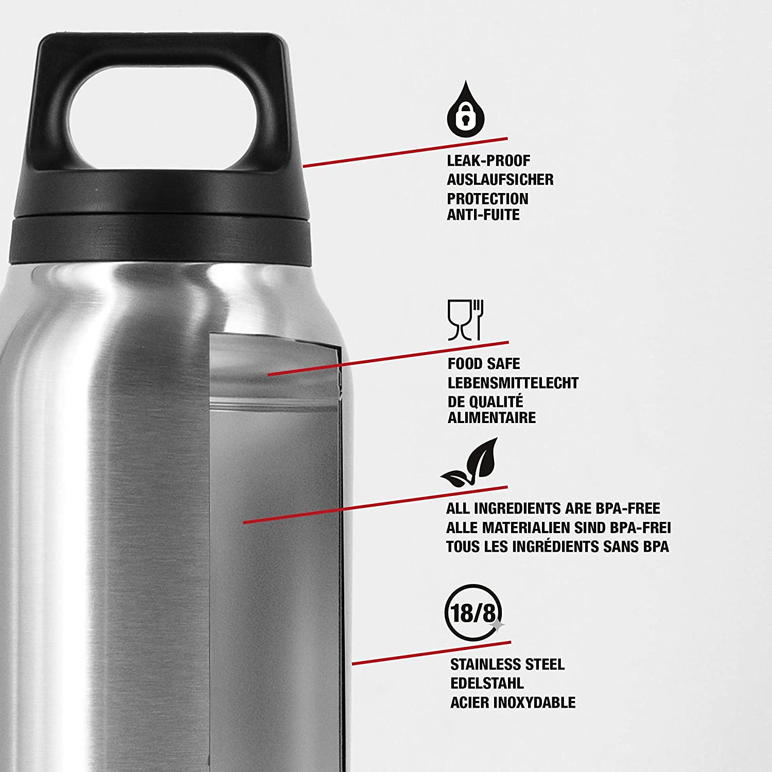 sigg-hot-cold-brushed-thermo-trinkflasche-0-5l-auslaufsicher-edelstahl-12h-hei-1 image 3