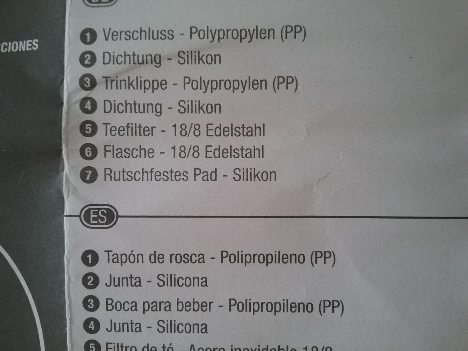Top Flasche für heiße Getränke