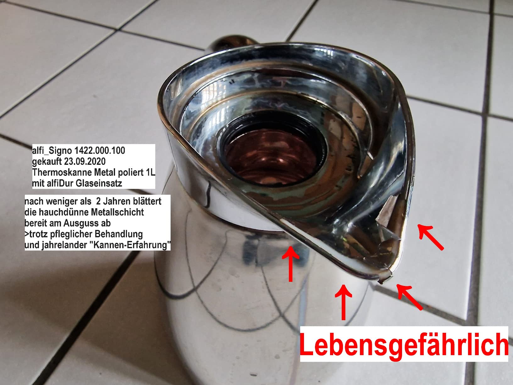 Gute, klassische Kanne