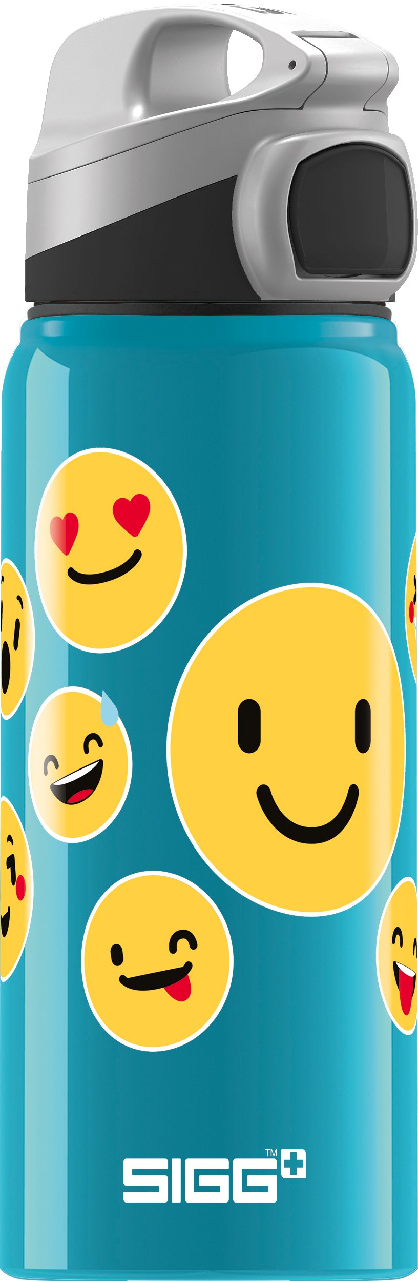sigg-miracle-alu-emoticon-kinder-trinkflasche-0-6-l-auslaufsicher-bpa-frei-t-rki image 1