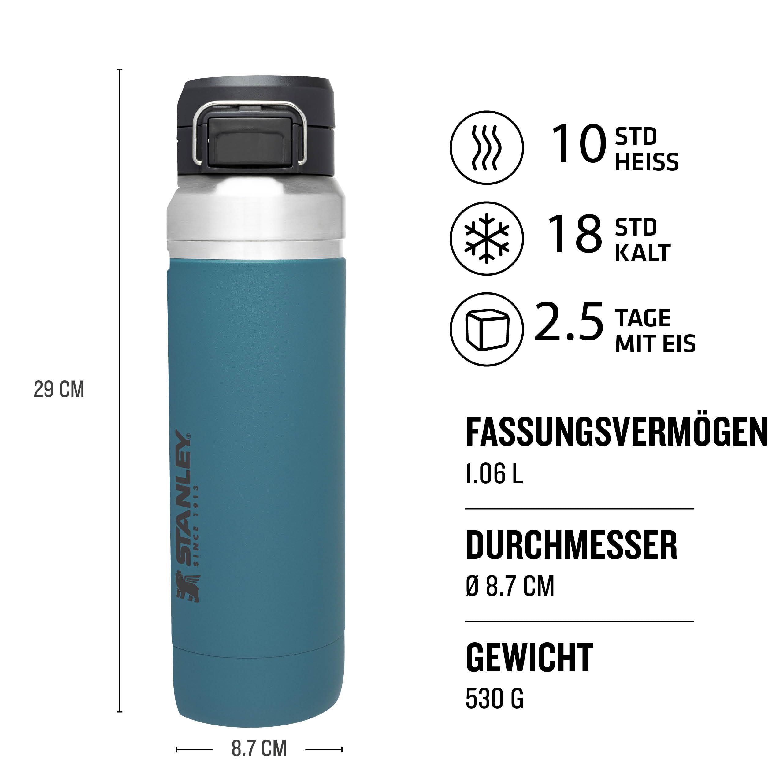 stanley-1913-quick-flip-trinkflasche-edelstahl-1-06-l-lagoon image 2