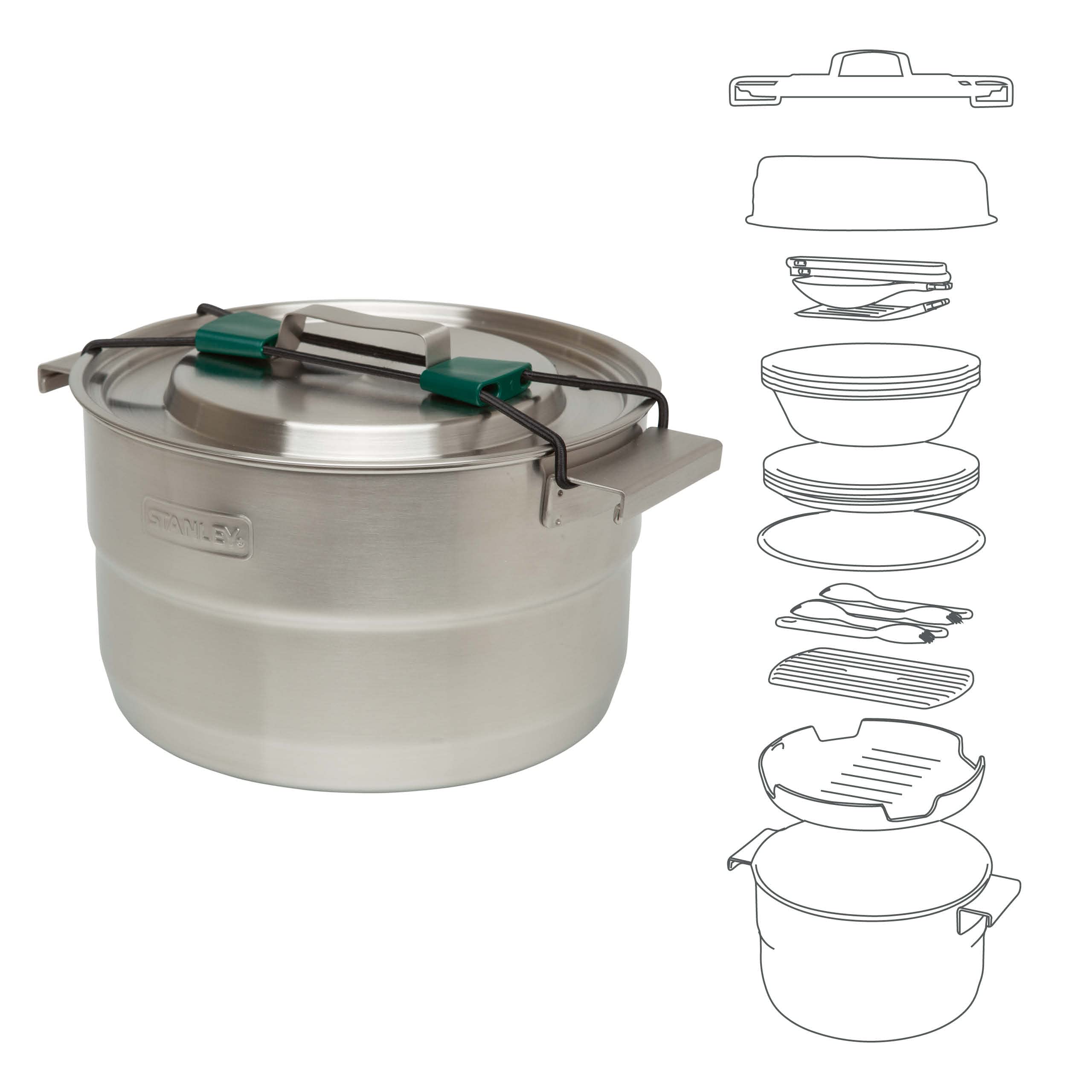 stanley-adventure-basecamp-kochset-3-5l-edelstahl-8-teilig-f-r-camping-wandern image 8