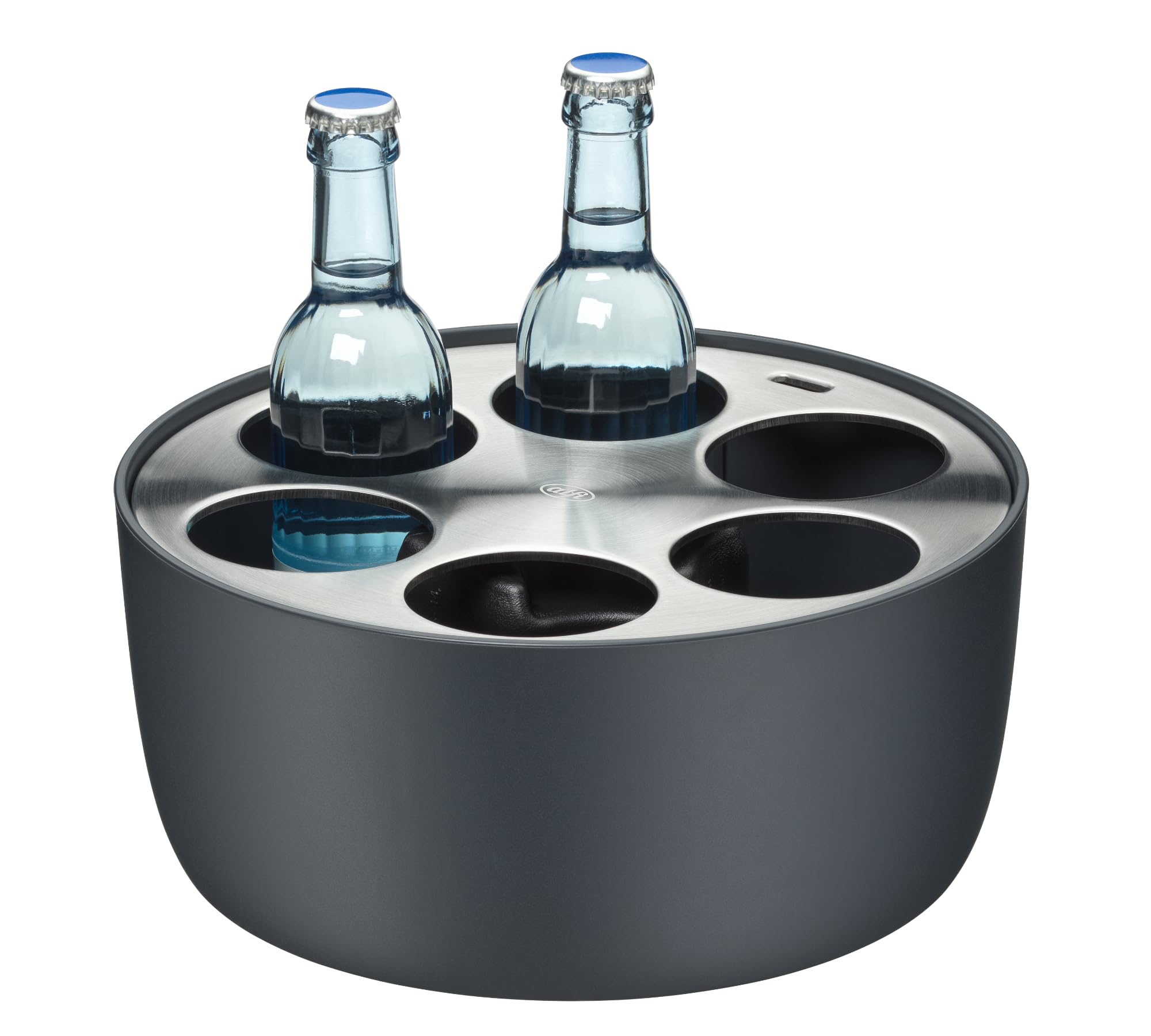 alfi-circle-flaschenk-hler-f-r-6-flaschen-stainless-steel-getr-nkek-hler-mit-k-h image 1