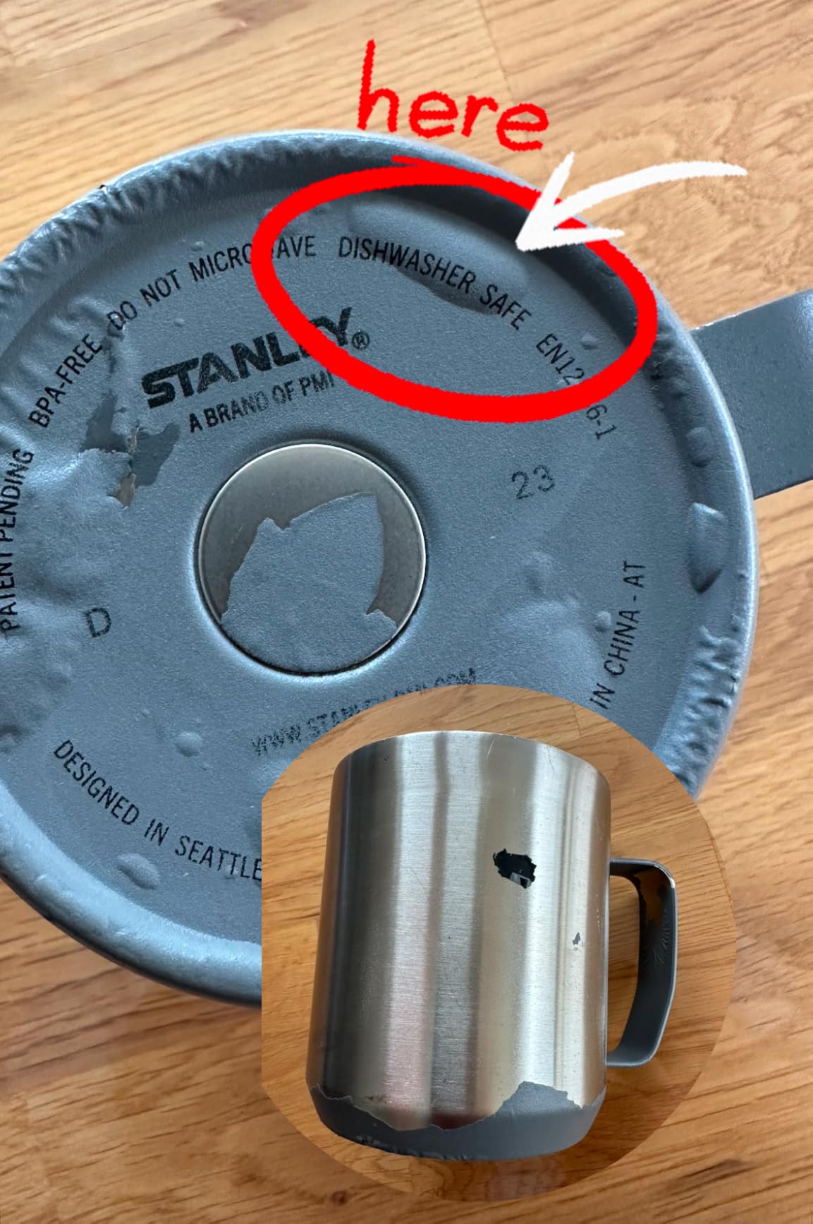 Guter Becher, aber Griff etwas klein