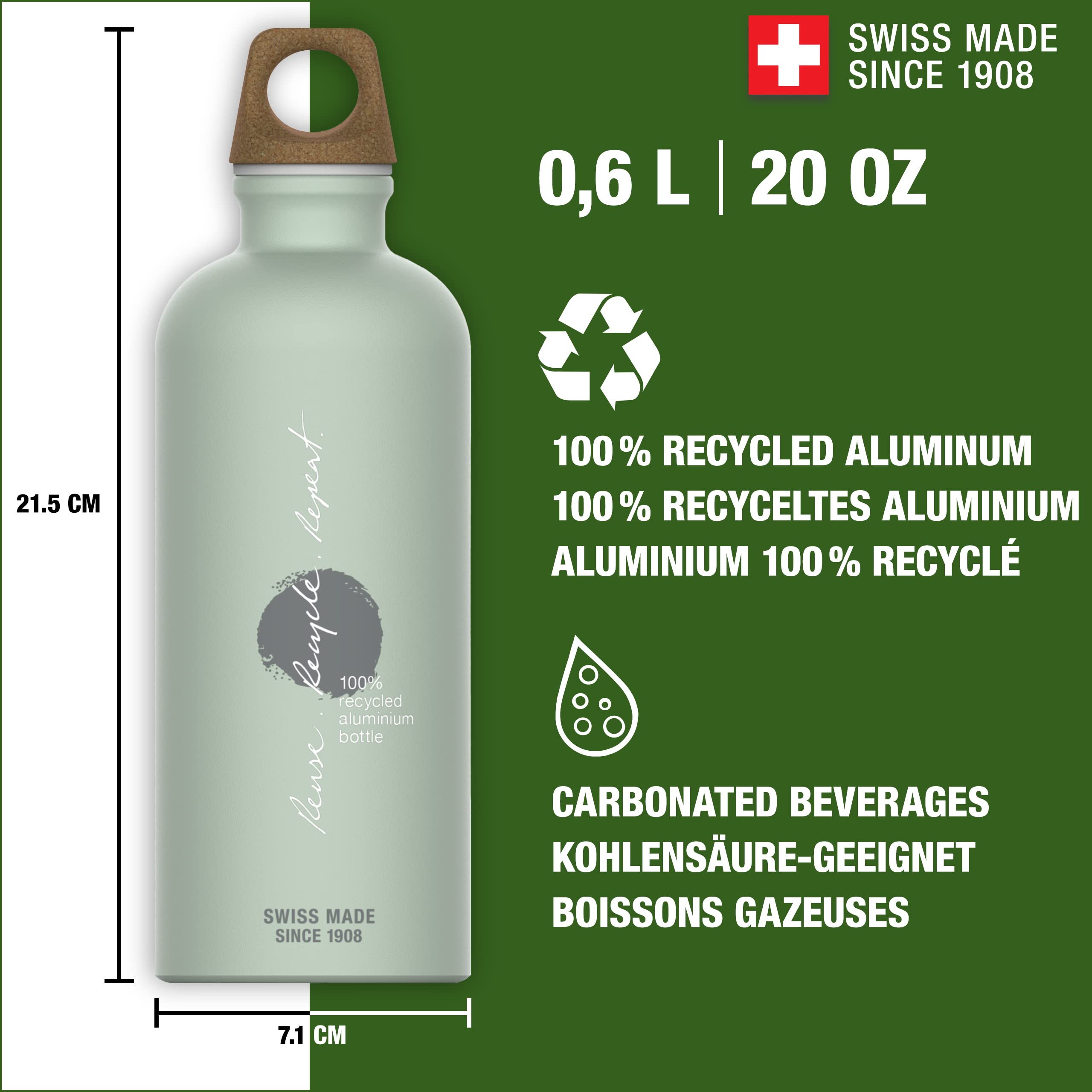 sigg-traveller-myplanet-alu-trinkflasche-0-6-l-kohlens-urefest-auslaufsicher-bpa image 2