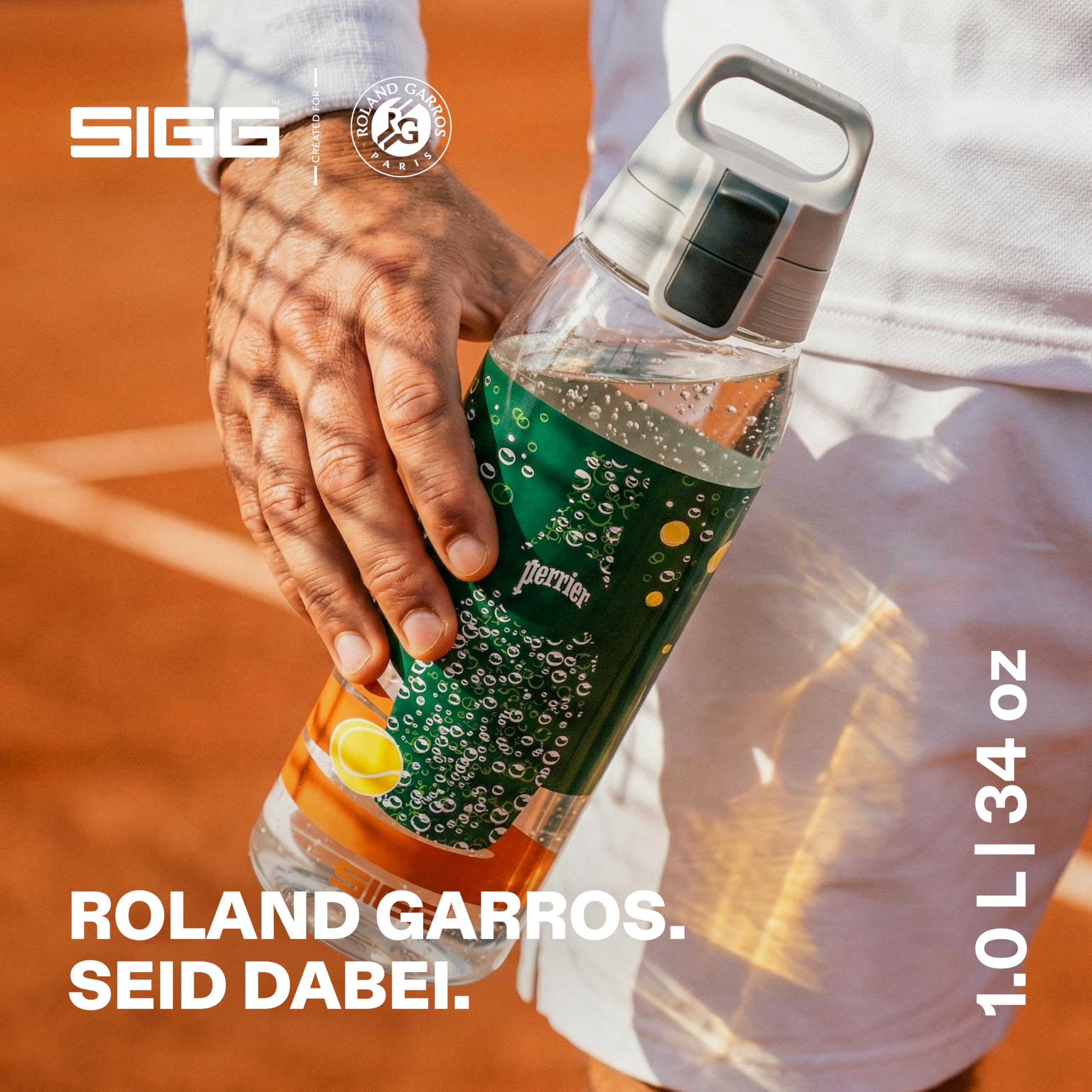 sigg-total-clear-one-roland-garros-edition-trinkflasche-1l-tritan-renew-gr-n image 2