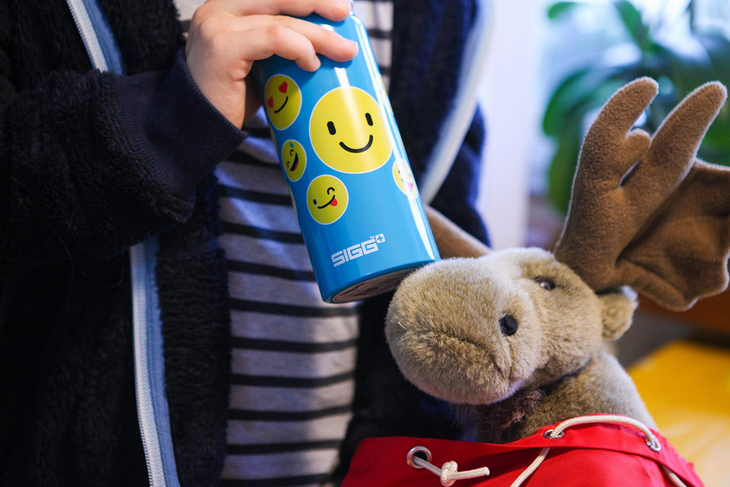 sigg-miracle-alu-emoticon-kinder-trinkflasche-0-6-l-auslaufsicher-bpa-frei-t-rki image 2