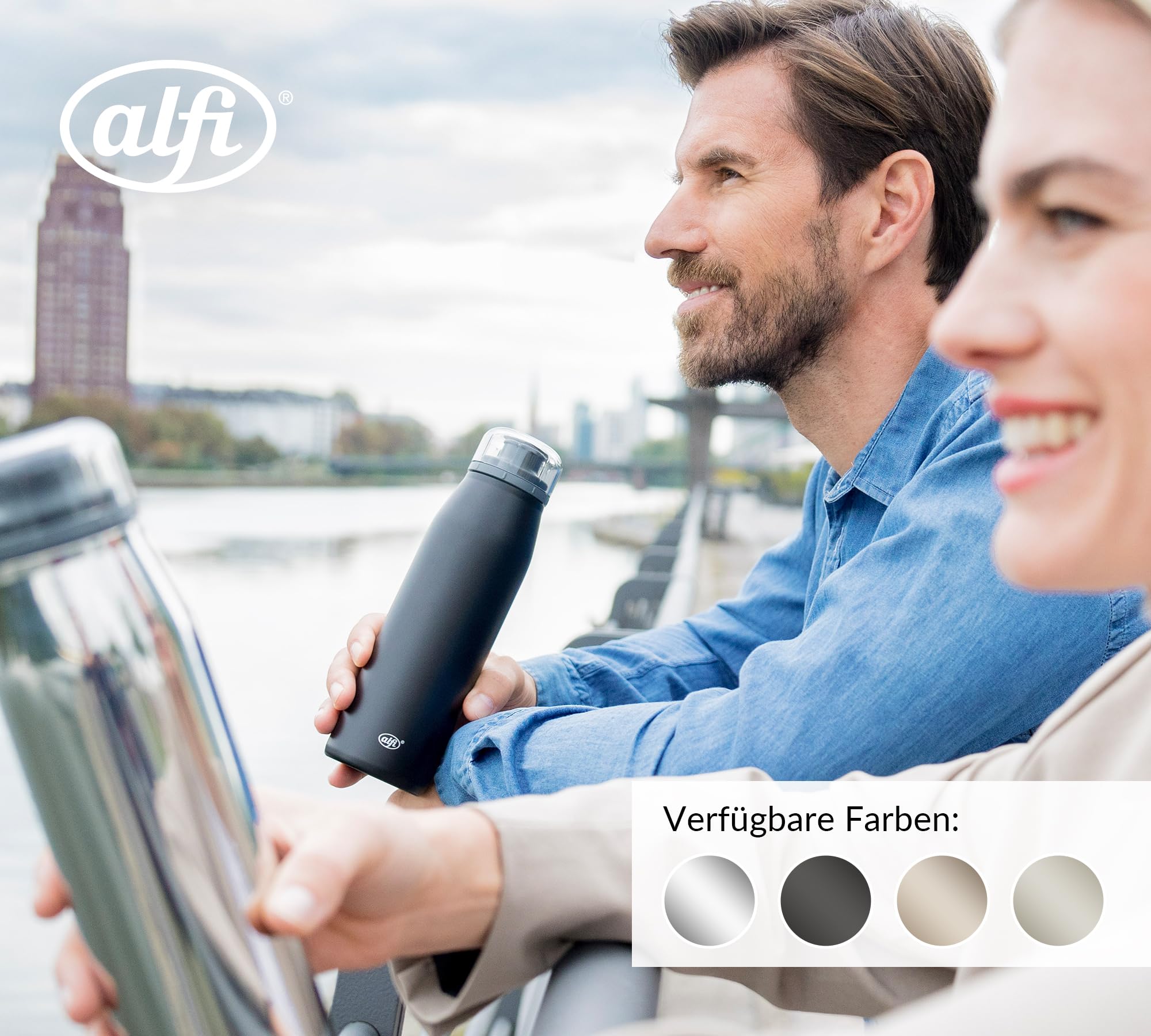 alfi-iso-bottle-isolierflasche-0-50-l-champagne-mat-edelstahl-trinkflasche-kohle image 4