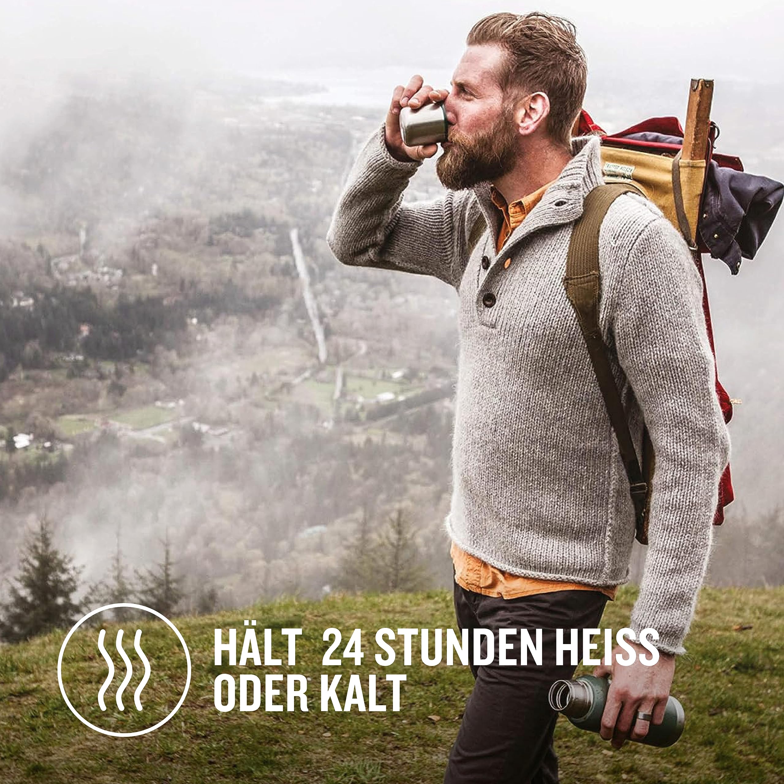 stanley-1913-adventure-thermosflasche-1l-hammertone-green-isolierflasche-24h-hei image 3