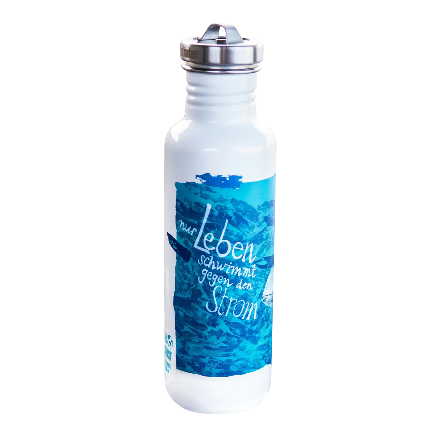 klean-kanteen-edelstahl-trinkflasche-classic-clean-river-project-800ml-mit-schra image 2