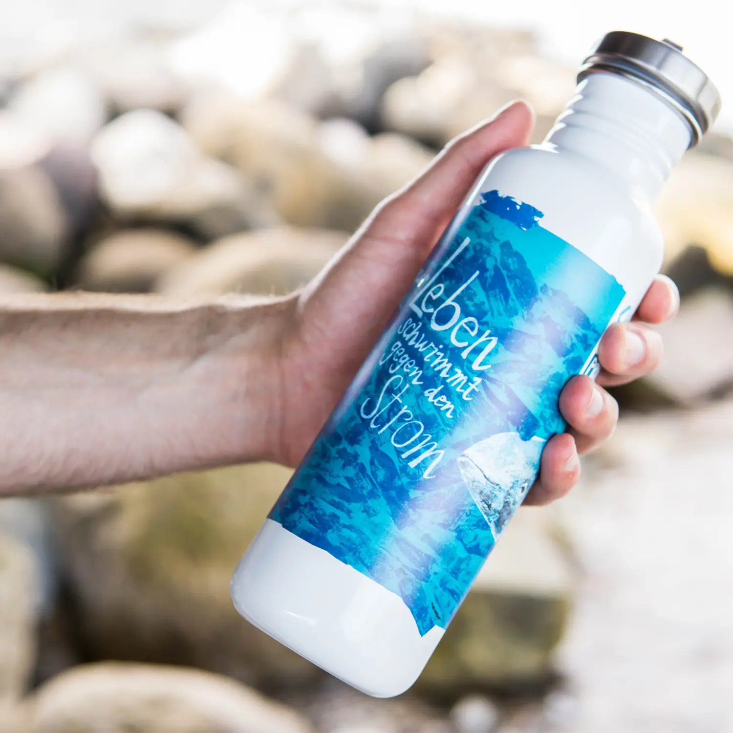 klean-kanteen-edelstahl-trinkflasche-classic-clean-river-project-800ml-mit-schra image 8