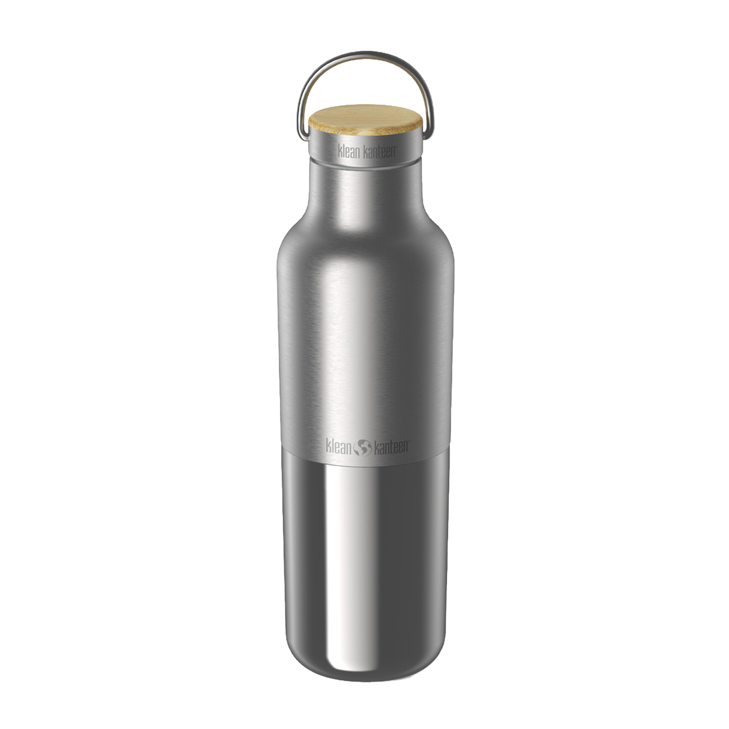 klean-kanteen-rise-reflect-isolierflasche-355ml-mit-bambus-loop-cap-nachhaltige- image 1