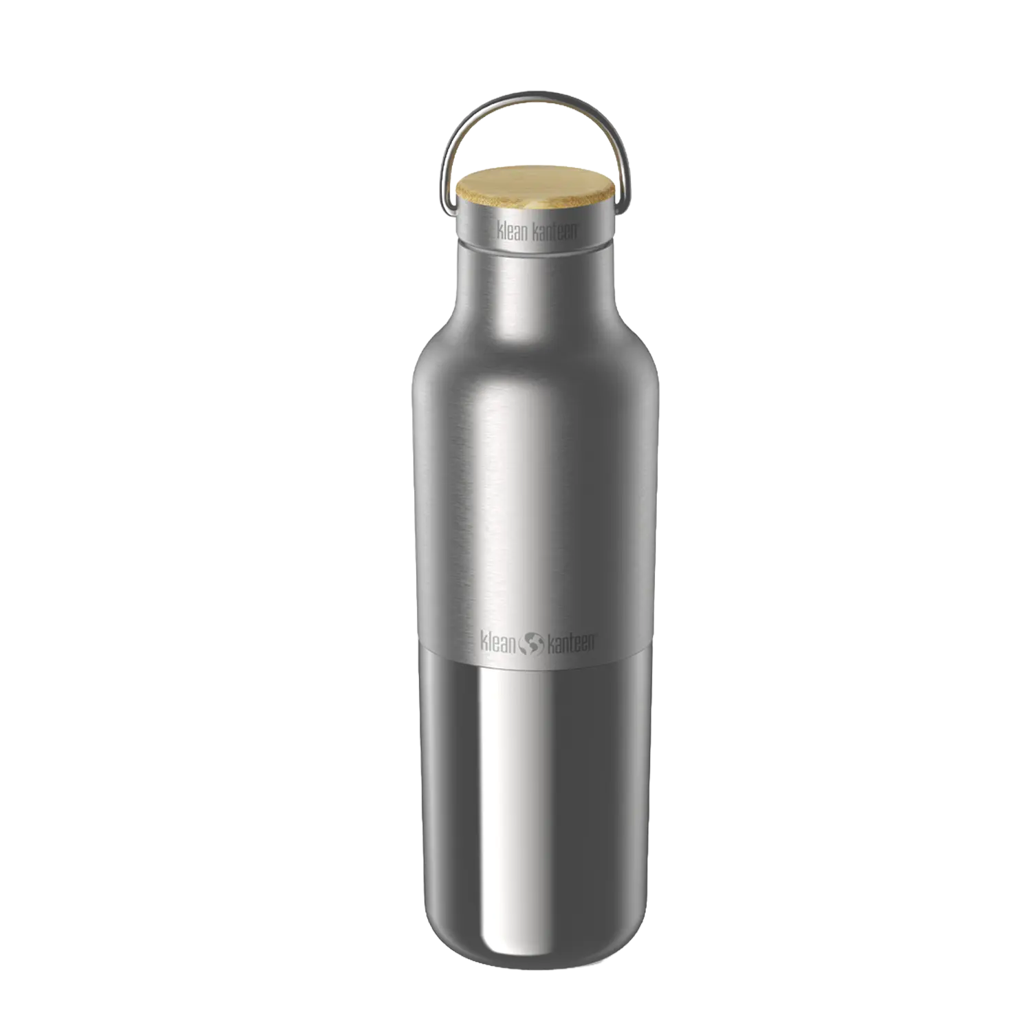 klean-kanteen-rise-reflect-592ml-isolierflasche-mit-bambus-loop-cap image 1