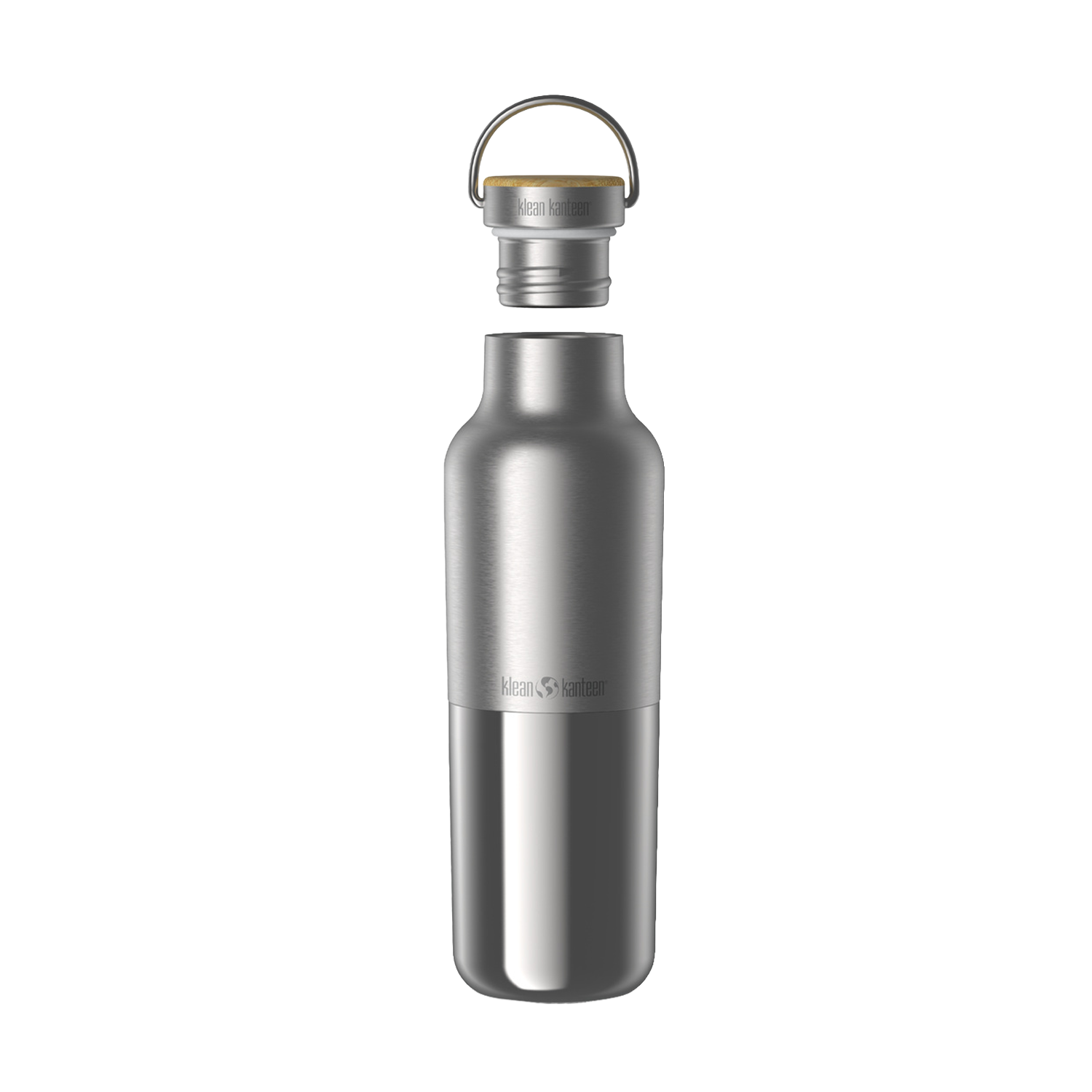 klean-kanteen-rise-reflect-592ml-isolierflasche-mit-bambus-loop-cap image 3