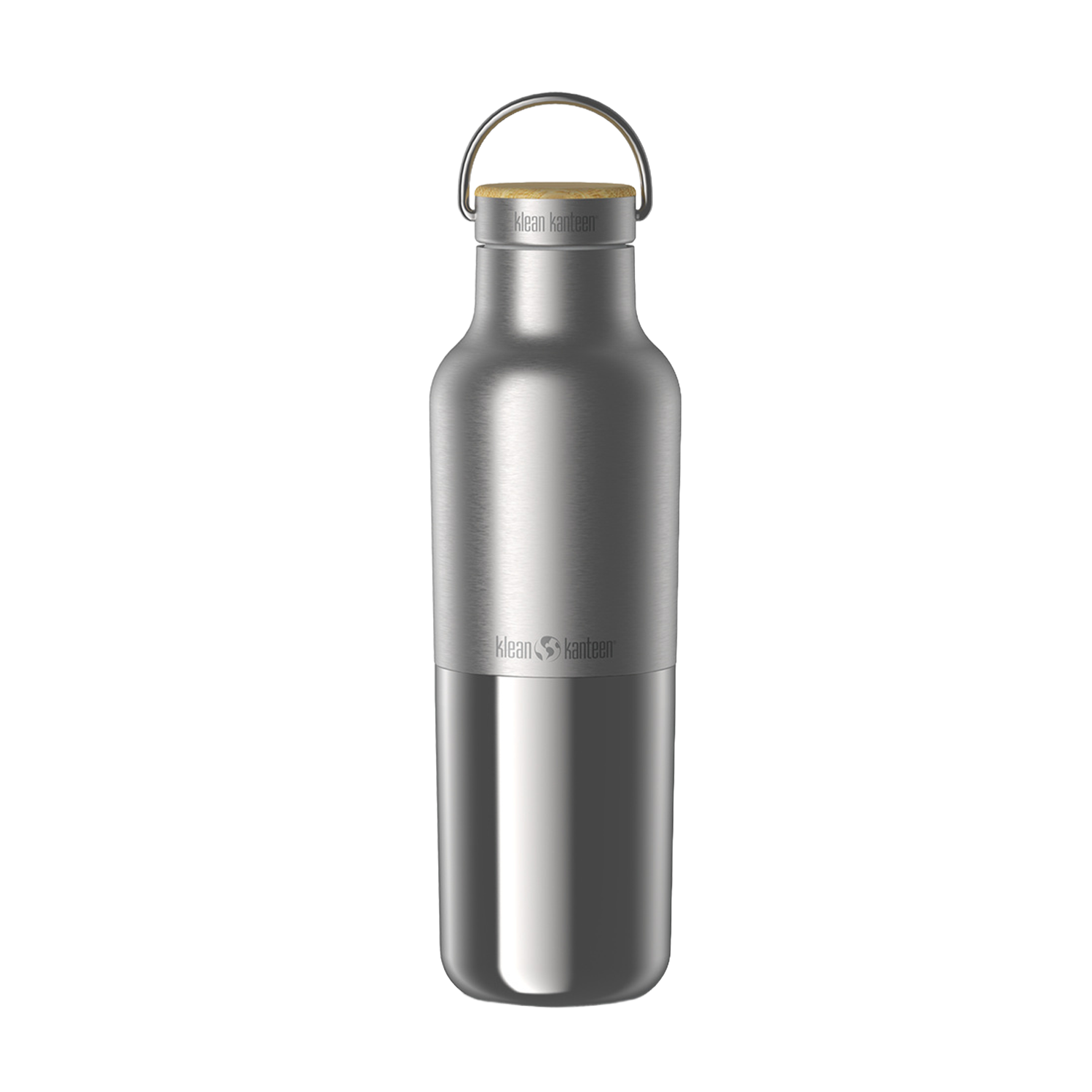 klean-kanteen-rise-reflect-592ml-isolierflasche-mit-bambus-loop-cap image 2