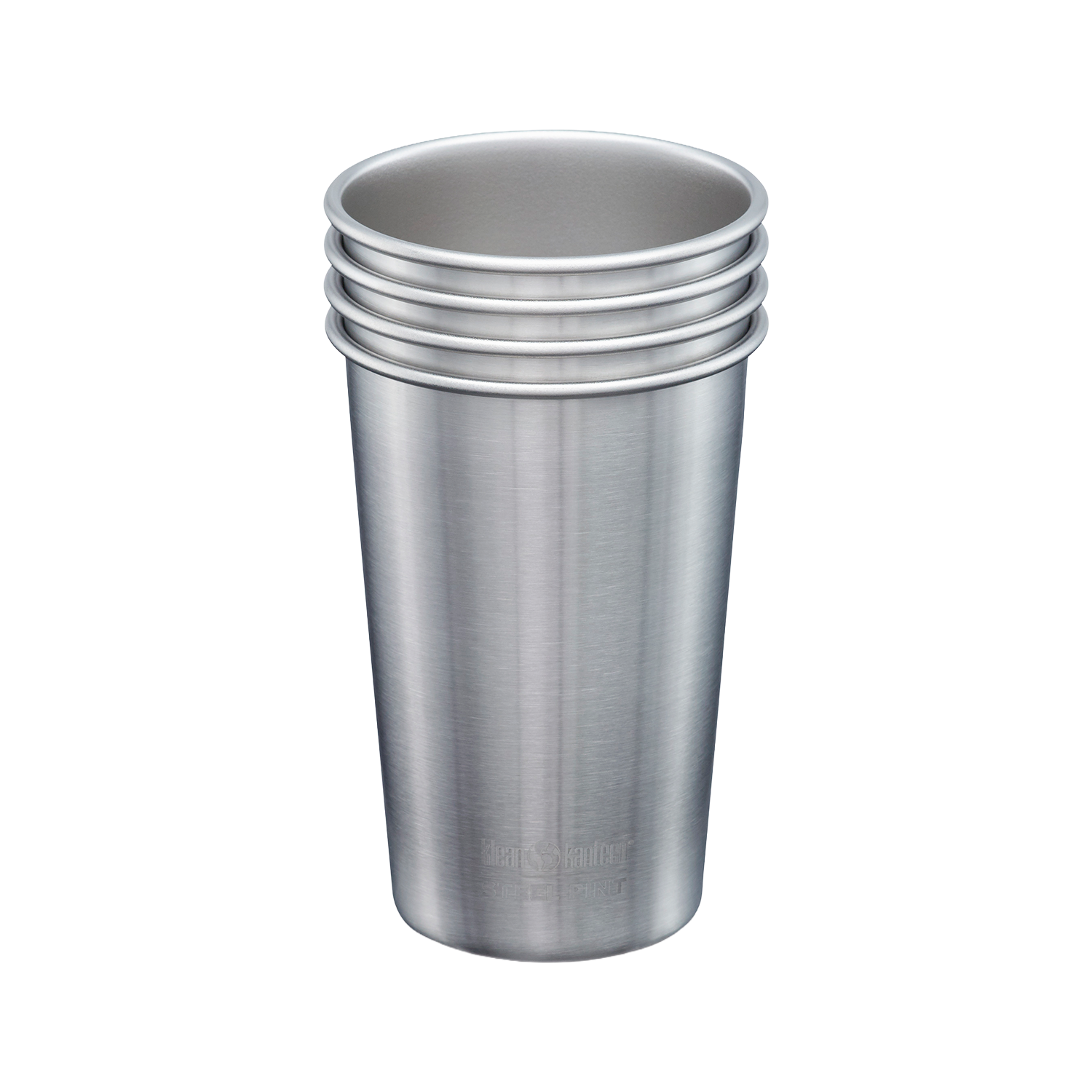 klean-kanteen-pint-cup-473ml-4er-set-edelstahl-trinkbecher image 1
