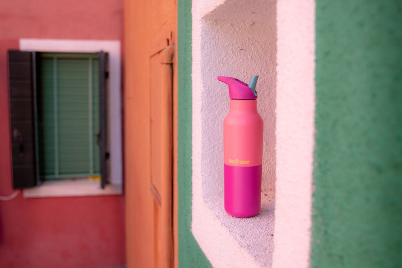 klean-kanteen-rise-classic-kaleidoscope-473ml-isolierflasche-mit-flip-sport-cap image 3