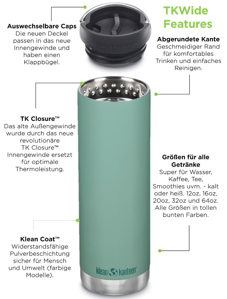 klean-kanteen-tkwide-isolierflasche-946ml-chug-cap image 8