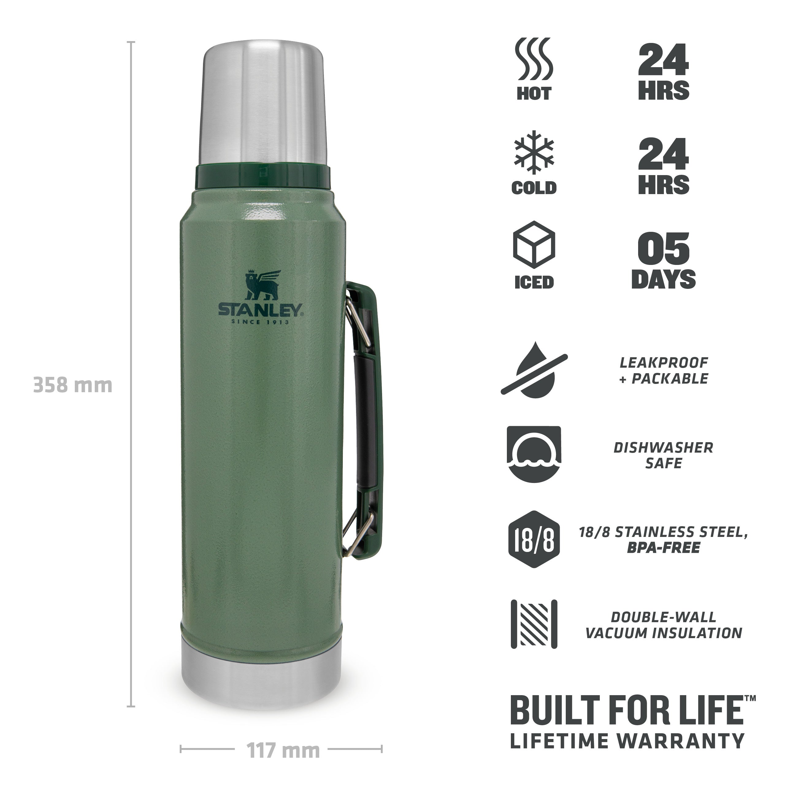stanley-1913-classic-legendary-bottle-1-0-l-isolierflasche-aus-edelstahl image 2