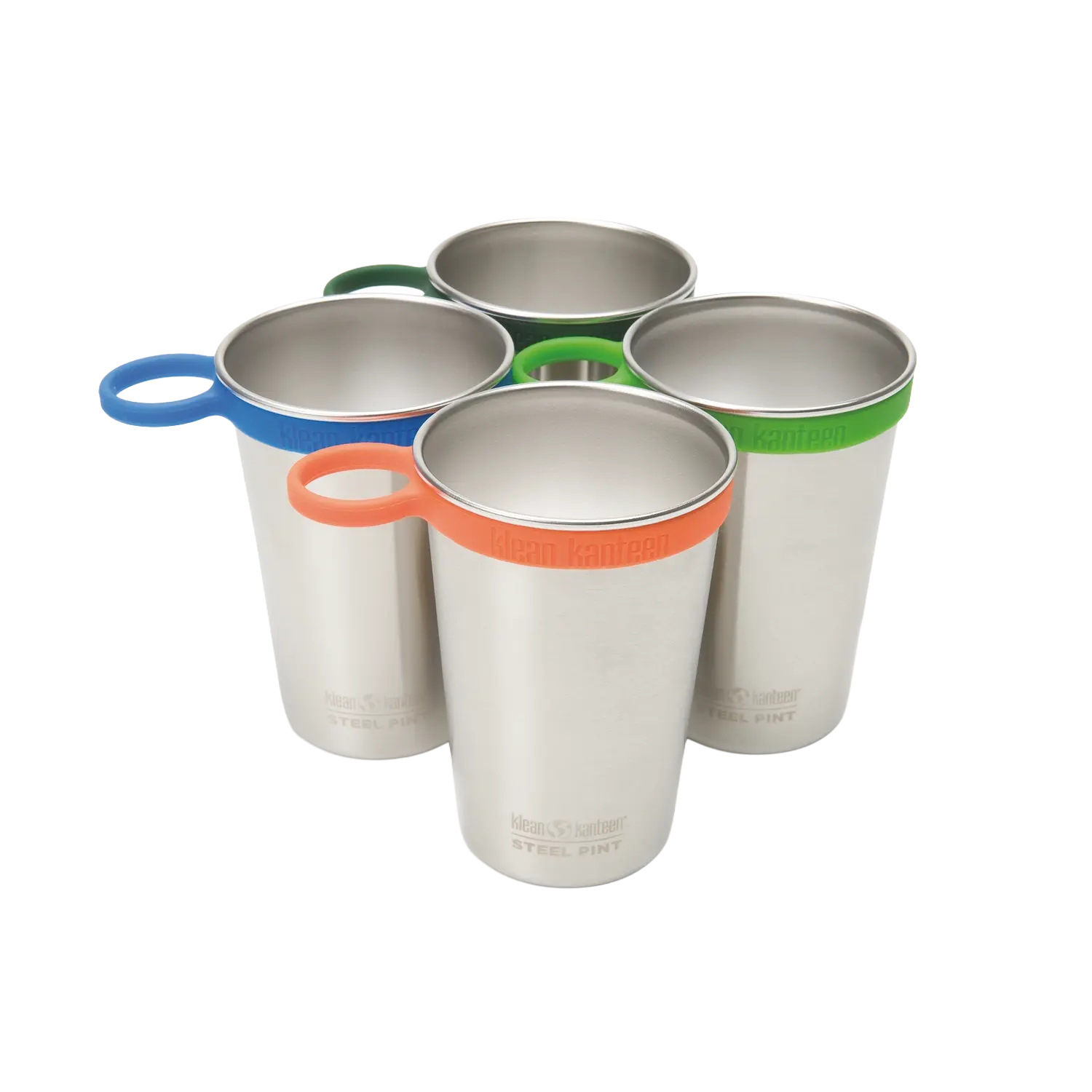 klean-kanteen-silikon-trageringe-4er-set-f-r-edelstahl-trinkbecher-pint-cup-robu image 2